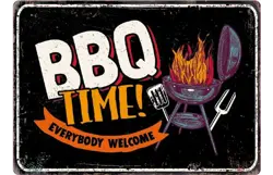 Plenty gifts Bordje metaal bbq time