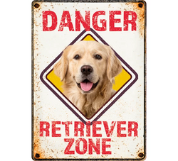 Plenty gifts Bordje metaal danger retr zone
