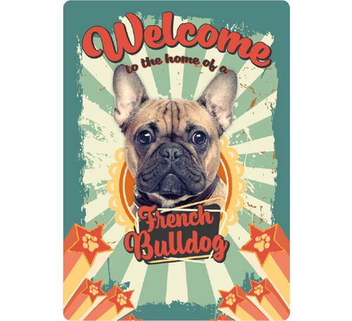 Plenty gifts Bordje metaal welcome home fr bull