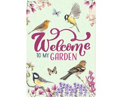 Plenty gifts Bordje metaal welcome to my garden
