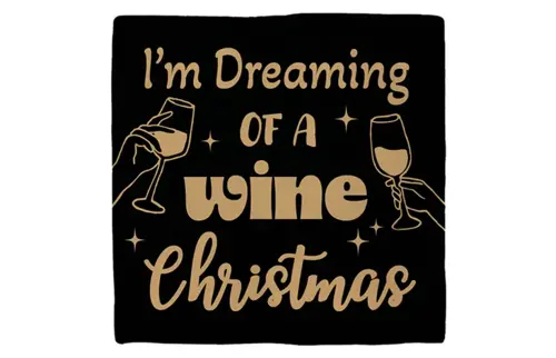 Plenty gifts Deco tegel xmas i'm dream wine xmas