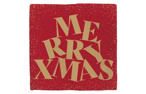Plenty gifts Deco tegel xmas merry xmas red