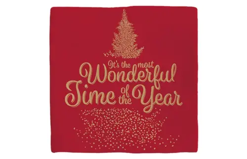 Plenty gifts Deco tegel xmas most wful time red