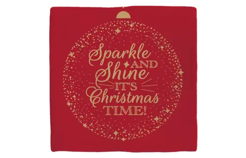Plenty gifts Deco tegel xmas sparkle and shine