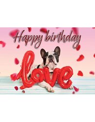 Plenty gifts Kaart a5 happy birthday love (h)