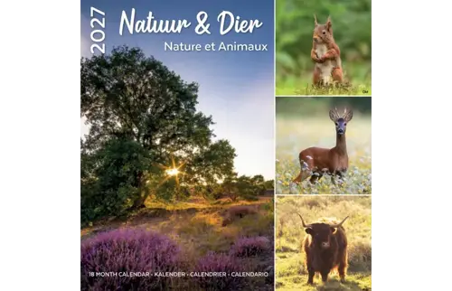 Plenty gifts Kalender 27 natuur en dier pg