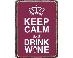 Plenty Gifts Magneet keep calm drink wine