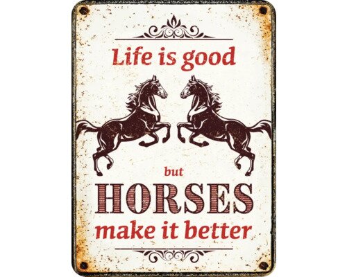 Plenty Gifts Magneet life is good horses