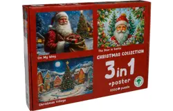 Plenty gifts Puzzel xms christmas collection 3x1000st