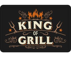 Plenty gifts Sign metal a4 king of grill (h)