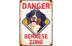 Plenty gifts Sign metal danger bernese zone (v)