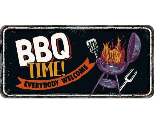Plenty gifts Sign metal lg bbq time