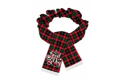 Plenty gifts Sjaal xmas good dog red green l