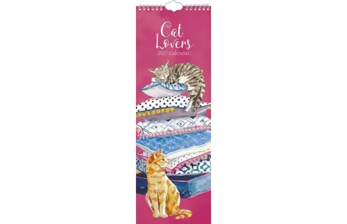 Plenty gifts Slimline kalender 27 cat lovers gtd