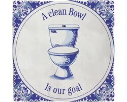 Plenty gifts Tegeltje a clean bowl