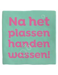 Plenty gifts Tegeltje handen wassen