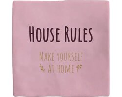 Plenty gifts Tegeltje house rules
