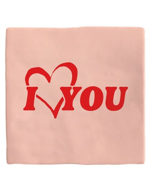 Plenty gifts Tegeltje i love you
