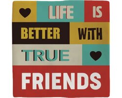 Plenty gifts Tegeltje life is better friends
