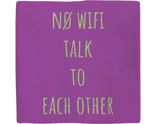 Plenty gifts Tegeltje no wifi
