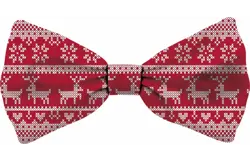Plenty gifts Vlinderstrik xmas red deer dog l