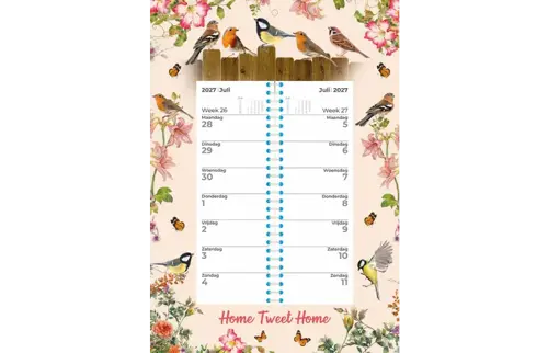 Plenty gifts Weekomleg kalender 27 birds sitting