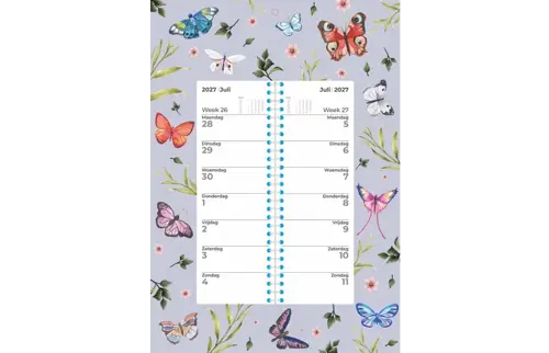 Plenty gifts Weekomleg kalender 27 butterflies