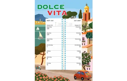 Plenty gifts Weekomleg kalender 27 dolce vita