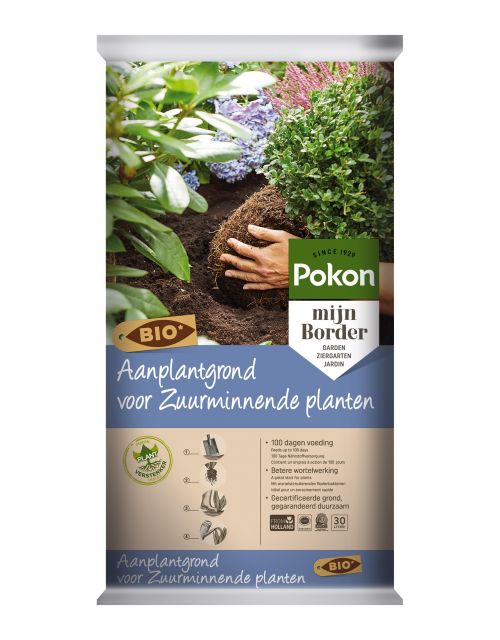 Pokon Aanplantgrond Zuurminnende planten Bio 30l