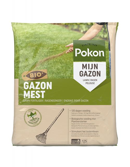 Pokon Bio Gazonmest 125m2 - afbeelding 1