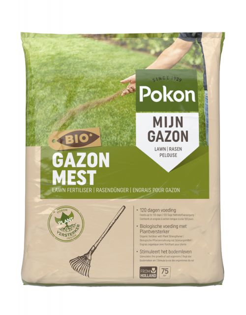 Pokon Bio Gazonmest 75m2 - afbeelding 1