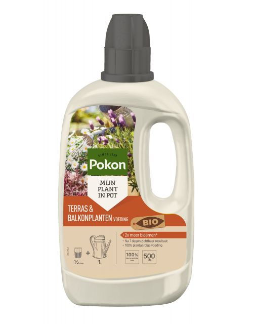 Pokon Bio Terras & Balkon Planten Voeding 1000ml - afbeelding 1