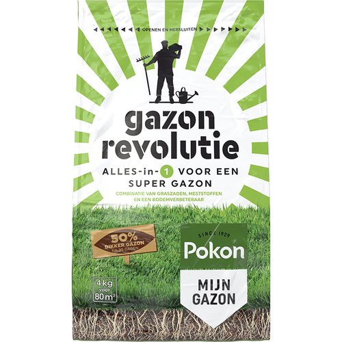 Pokon Gazon Revolutie 4kg - afbeelding 1