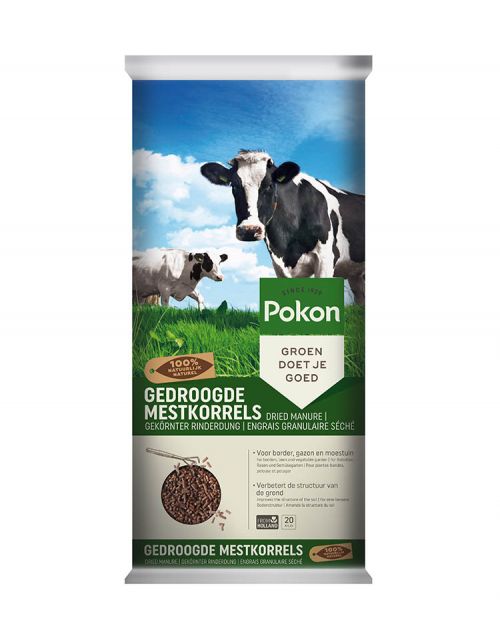 Pokon Gedroogde mestkorrel 20kg