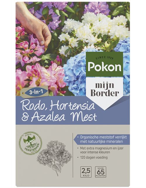 Pokon Hortensia, Rhododendron & Azalea, Mest 2,5kg - afbeelding 1