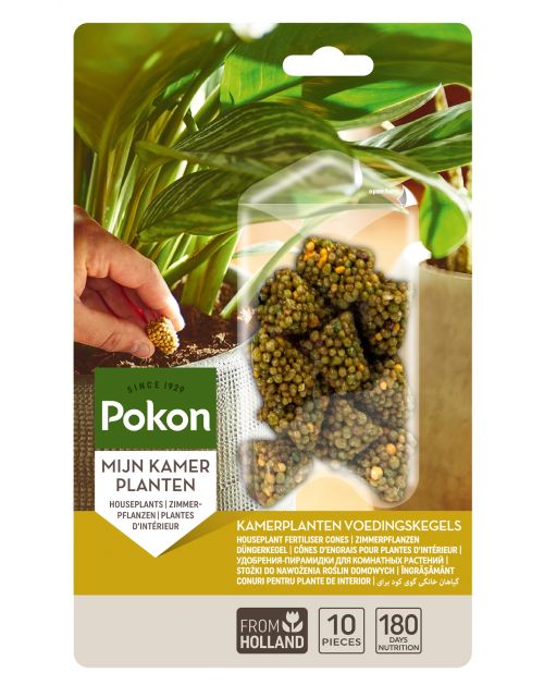 Pokon Kamerplanten Voedingskegels 10st