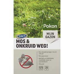 Pokon Mos en Onkruid Weg 1,375kg voor 25m2