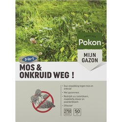 Pokon Mos en Onkruid Weg 2,75kg voor 50m2
