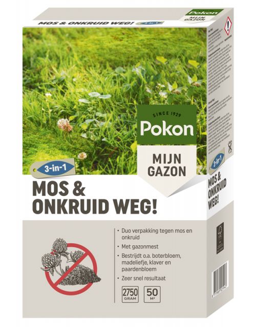 Pokon Mos & Onkruid Weg! voor 25m2