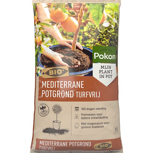 Pokon Potgrond mediterraan turfvrij 30l