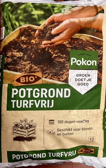 Pokon Potgrond turfvrij Bio 10L - afbeelding 1