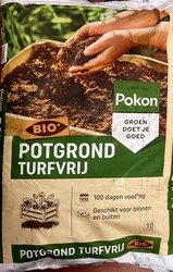 Pokon Potgrond turfvrij Bio 10L - afbeelding 1