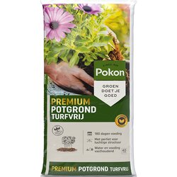 Pokon Premium Potgrond Turfvrij 40L