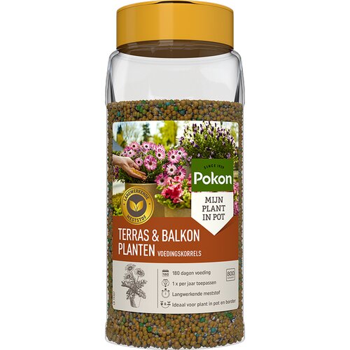 Pokon Terras & Balkon Planten Voedingskorrels 800gr