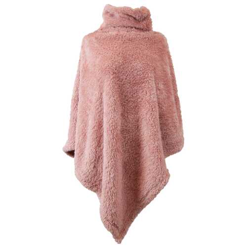 Poncho dara 80x75cm old pink