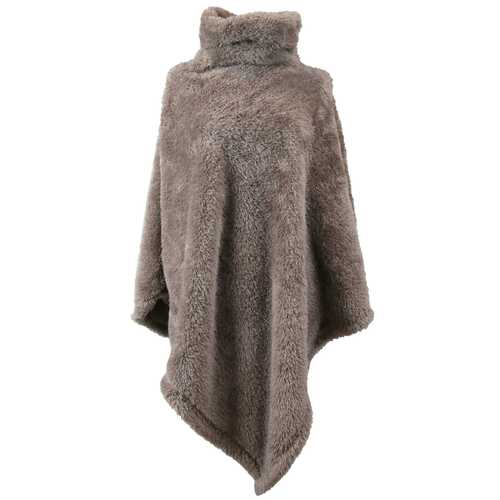 Poncho dara 80x75cm taupe