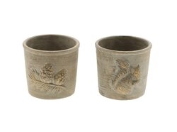 Pot minka l12b11h10 grijs a2