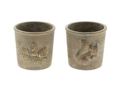 Pot minka l14.5b13.5h13 grijs a2