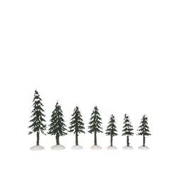 LuVille Snowy trees 7 pieces