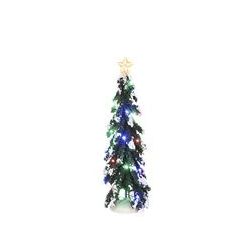 LuVille Snowy Conifer with multicolour lights
